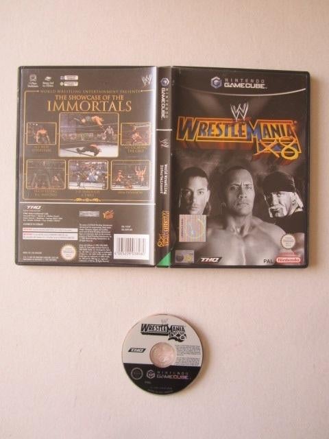 WWE Wrestlemania 8 X8 Nintendo Gamecube wwf wrestling, Gebruikt, Vechten, Ophalen of Verzenden, 3 spelers of meer