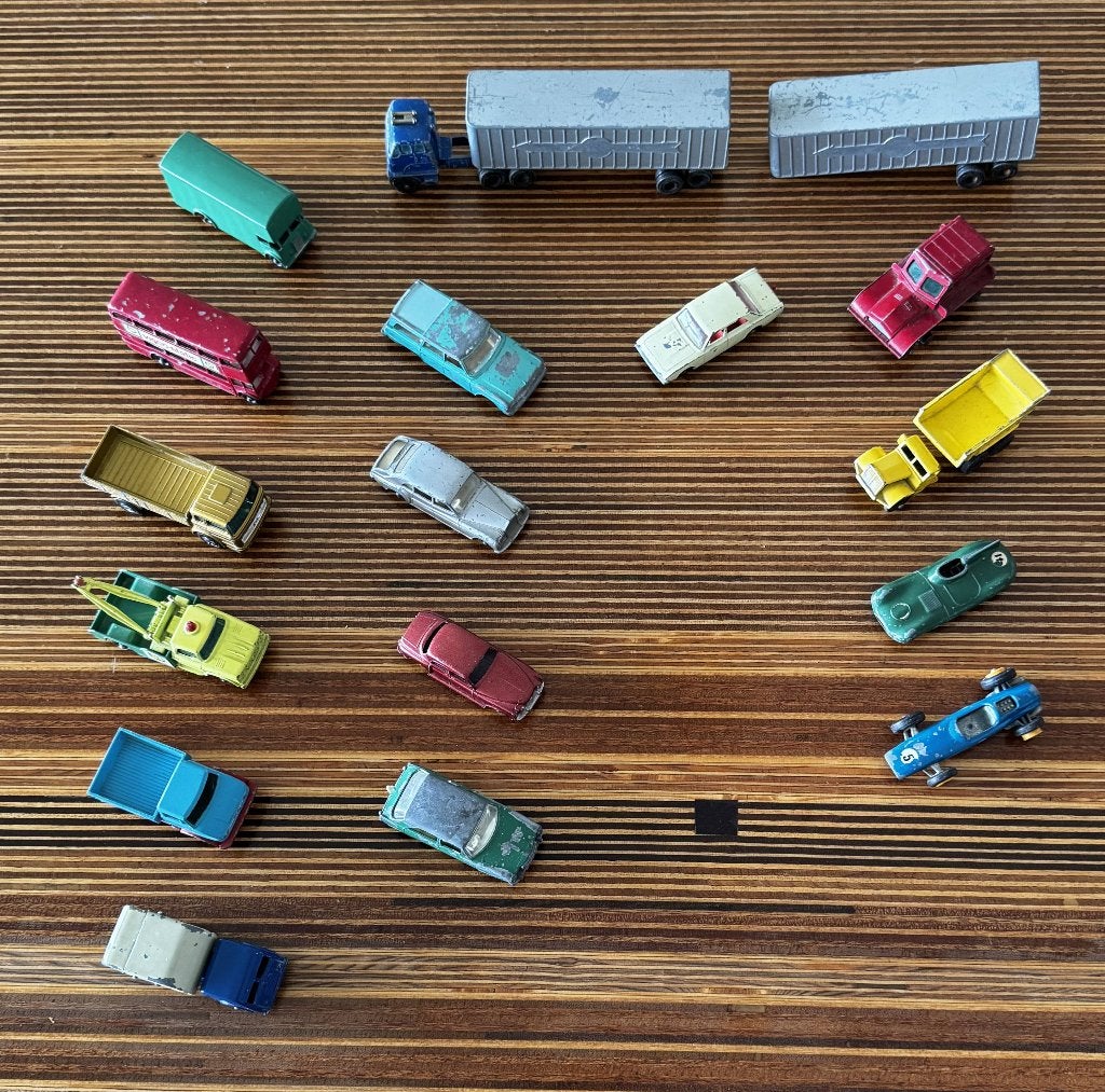 16 Mtachbox auto's - diverse modellen, Ophalen of Verzenden, Gebruikt, Auto, Lesney