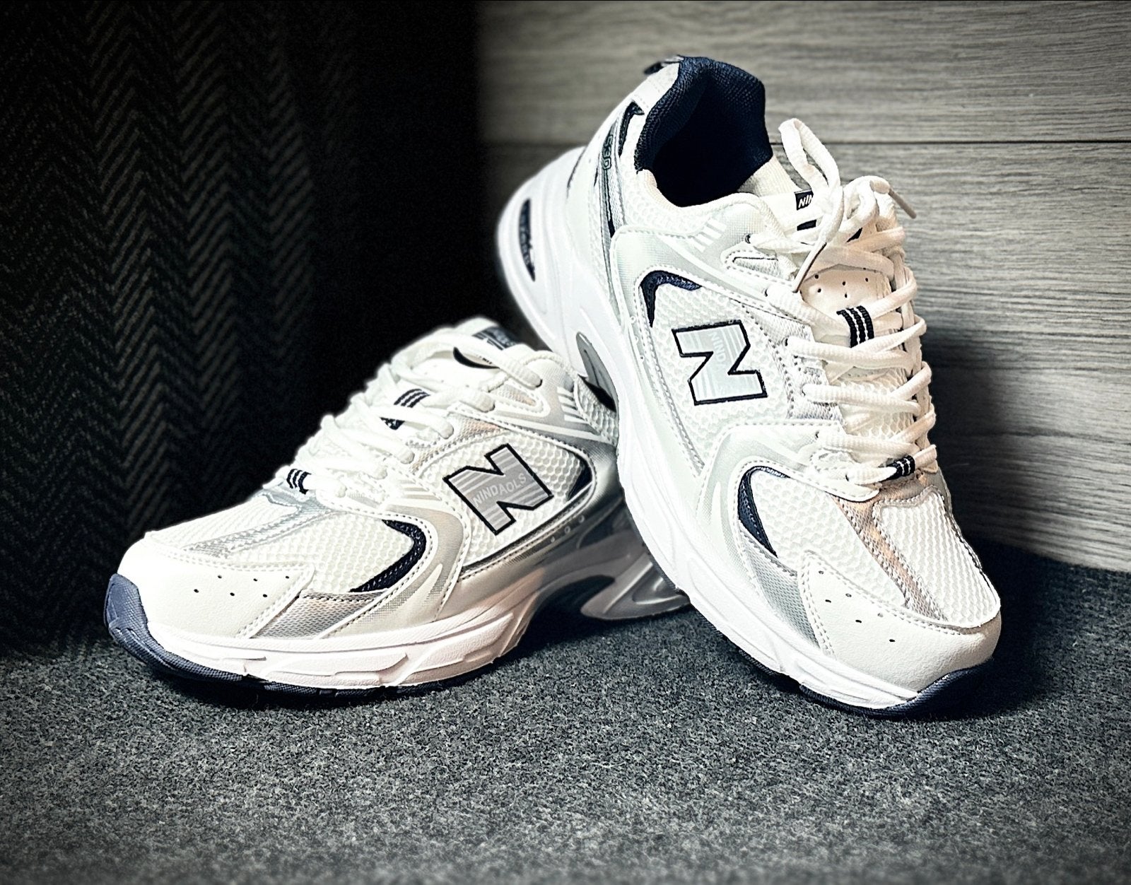 Nene Sneakers Wit/Zilver - Comfortabele en Stijlvolle Schoen, Kleding | Heren, Schoenen, Wit, Nieuw, Ophalen of Verzenden, Sneakers of Gympen