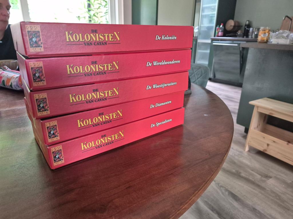 Catan Uitbreidingen Set: 5 Complete Spellen in Goede Staat, Vijf spelers of meer, Ophalen of Verzenden, Zo goed als nieuw, 999 Games