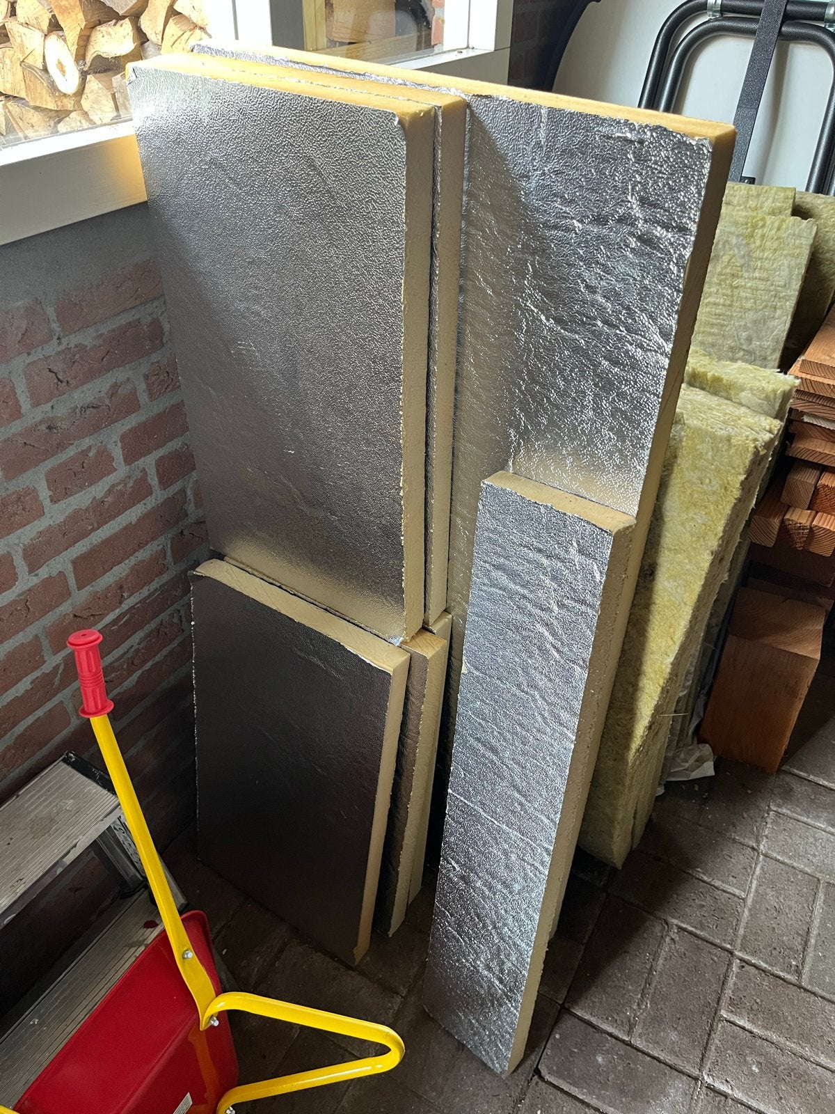 PIR isolatieplaten 40 mm, Ophalen, 4 tot 8 cm, Nieuw, Minder dan 5 m²
