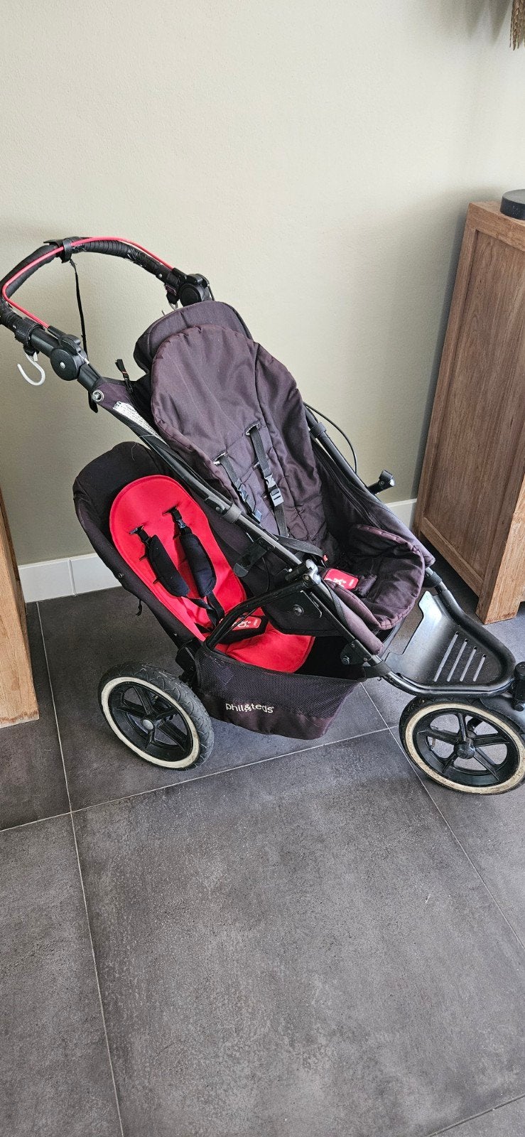 phil & teds duo buggy, Ophalen, Gebruikt