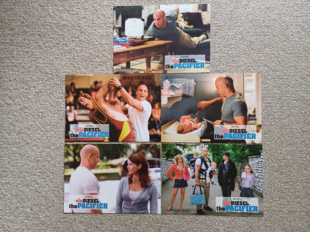 THE   PACIFIER      lobbycard set., Verzenden, Nieuw, A1 t/m A3, Film en Tv