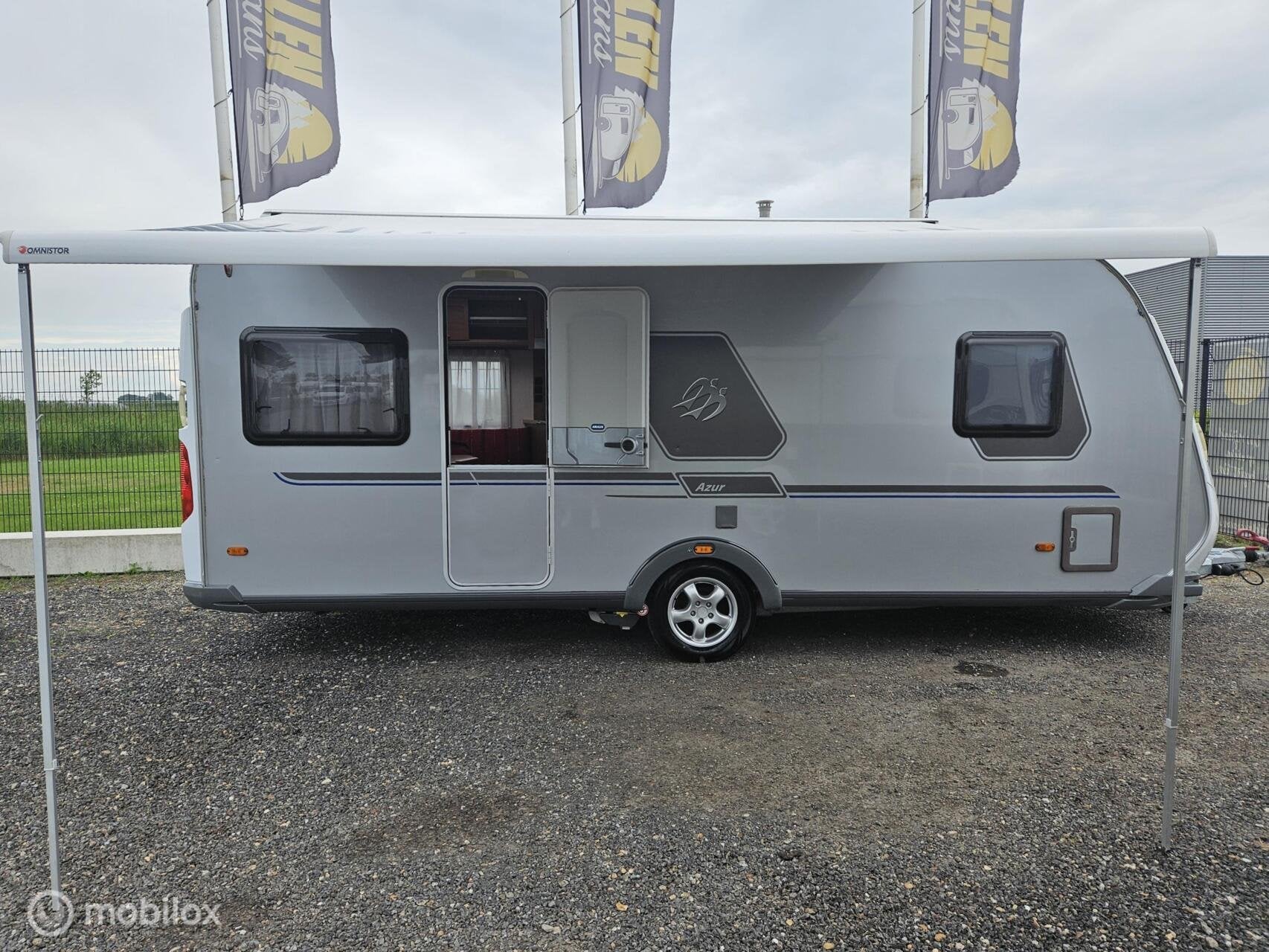 KNAUS AZUR 500 TF 2009|MOVER|CASSETTELUIFEL|FRANSBED|GLADDE, Vast bed, 7 tot 8 meter, Bedrijf, Schokbreker