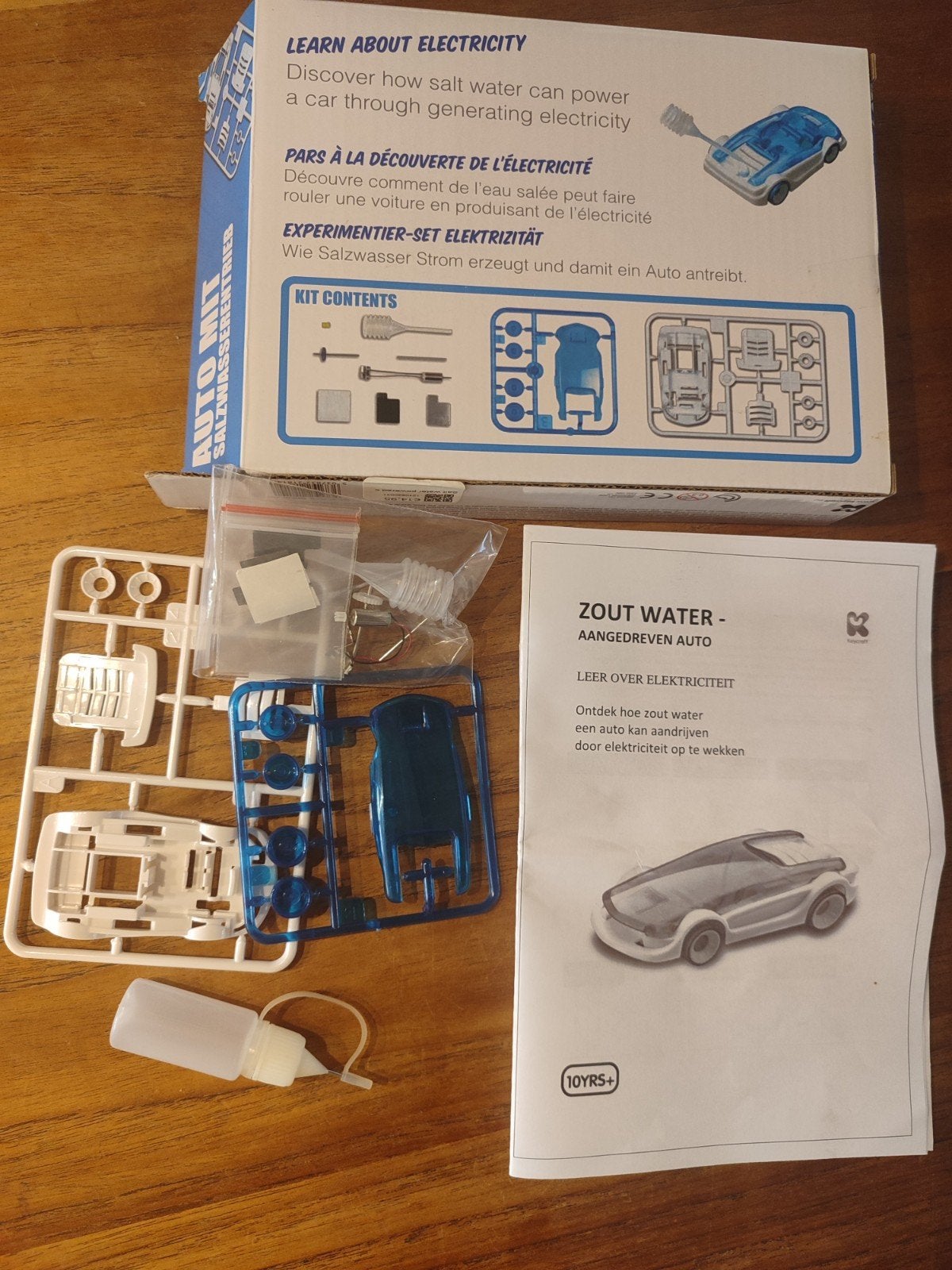Zoutwater Aangedreven Auto - Experimenteer-set, Verzamelen, Ophalen of Verzenden, Nieuw