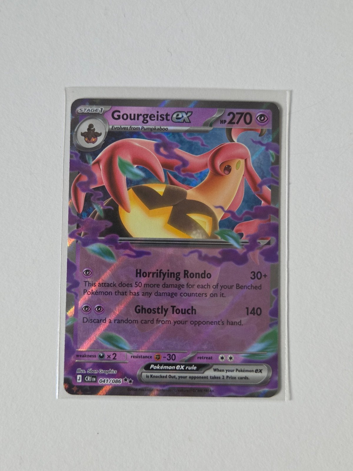 Gourgeist EX - CRI 41, Ophalen of Verzenden, Nieuw, Losse kaart, Foil