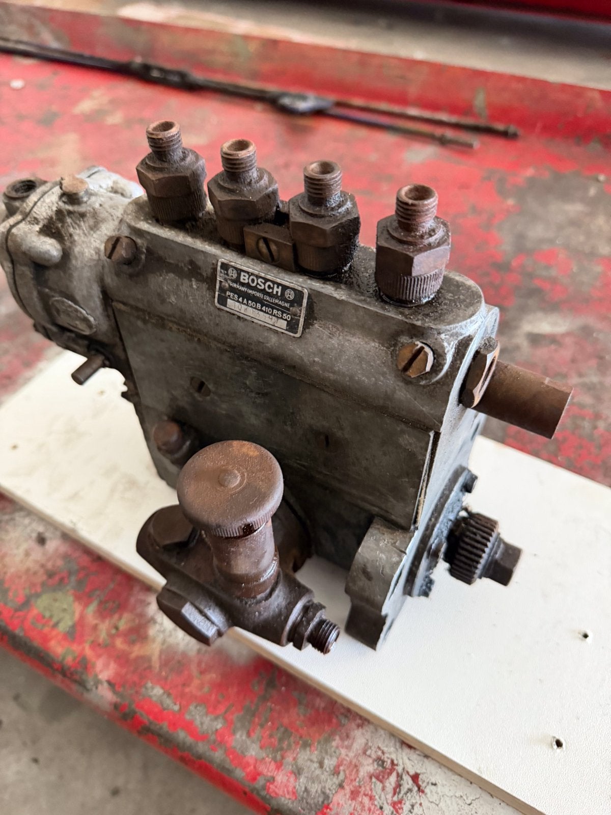 Mercedes diesel pomp OM 636, Ophalen, Gebruikt