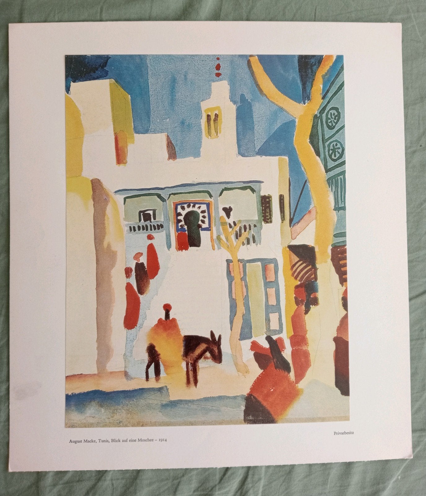 August Macke offset prent 1966, Ophalen of Verzenden