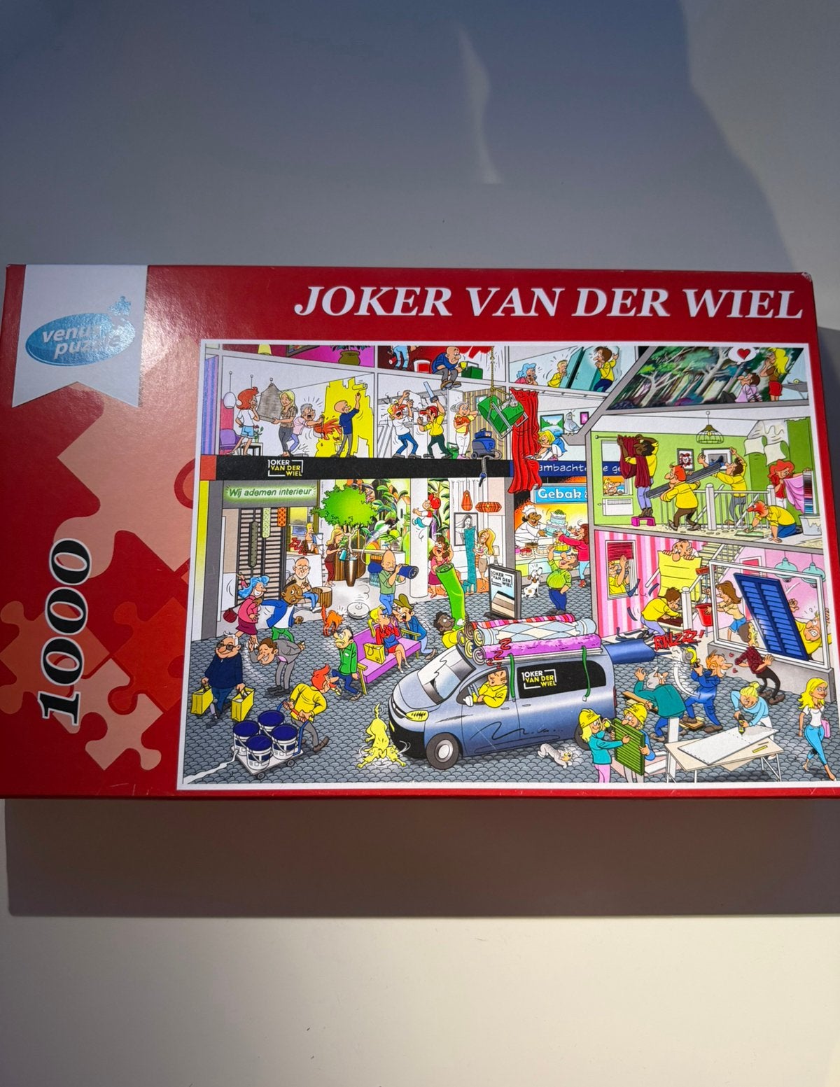 Puzzel 1000 stukjes Joker van der Wiel, Ophalen of Verzenden, 500 t/m 1500 stukjes, Zo goed als nieuw, Legpuzzel