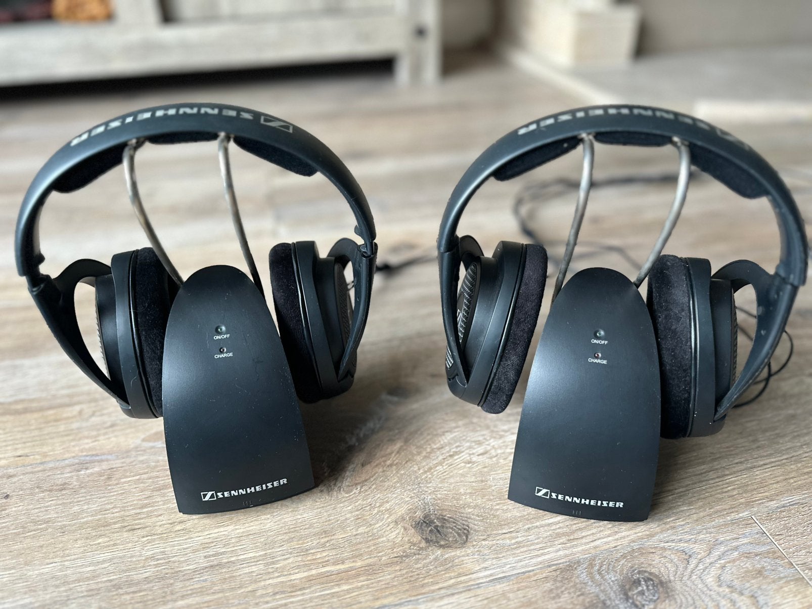 2 Sennheiser RS 127 II - Over-ear koptelefoons - Zwart, Sennheiser, Ophalen of Verzenden, Zo goed als nieuw, Over-ear