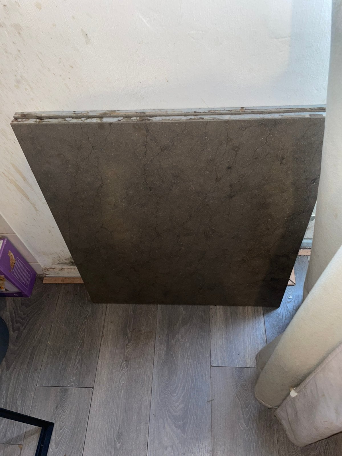 2 stuks massieve natuursteen platen, Doe-het-zelf en Verbouw, Ophalen, Gebruikt, Overige materialen
