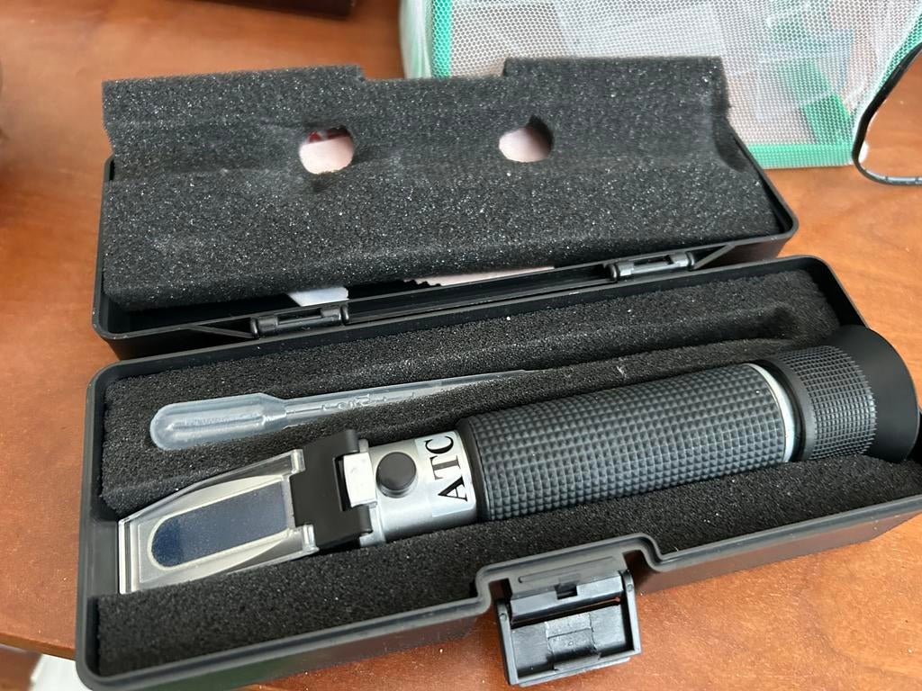 Refractometer voor meten zoutgehalte brak/zeewater aquarium, Dieren en Toebehoren, Ophalen of Verzenden