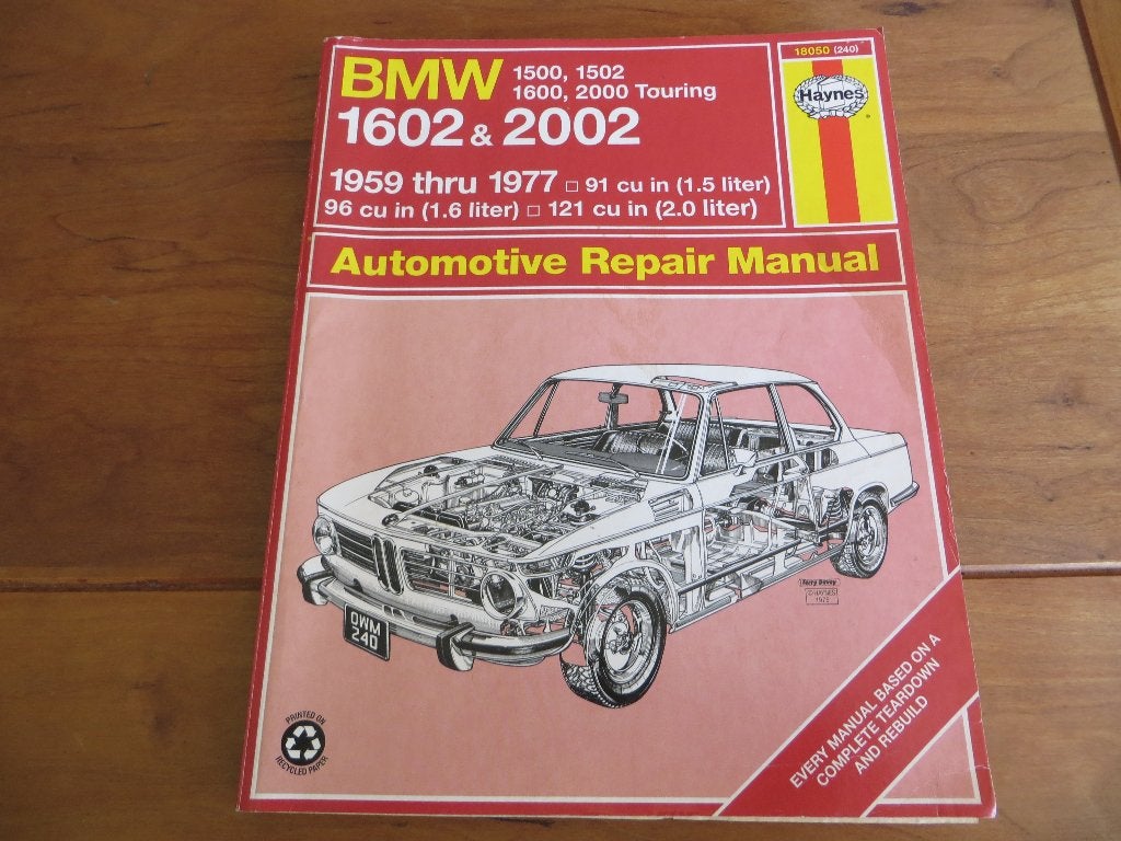 Haynes workshop manual BMW 1500 1502 1600 1602 2000 2002, Auto diversen, Handleidingen en Instructieboekjes, Ophalen of Verzenden