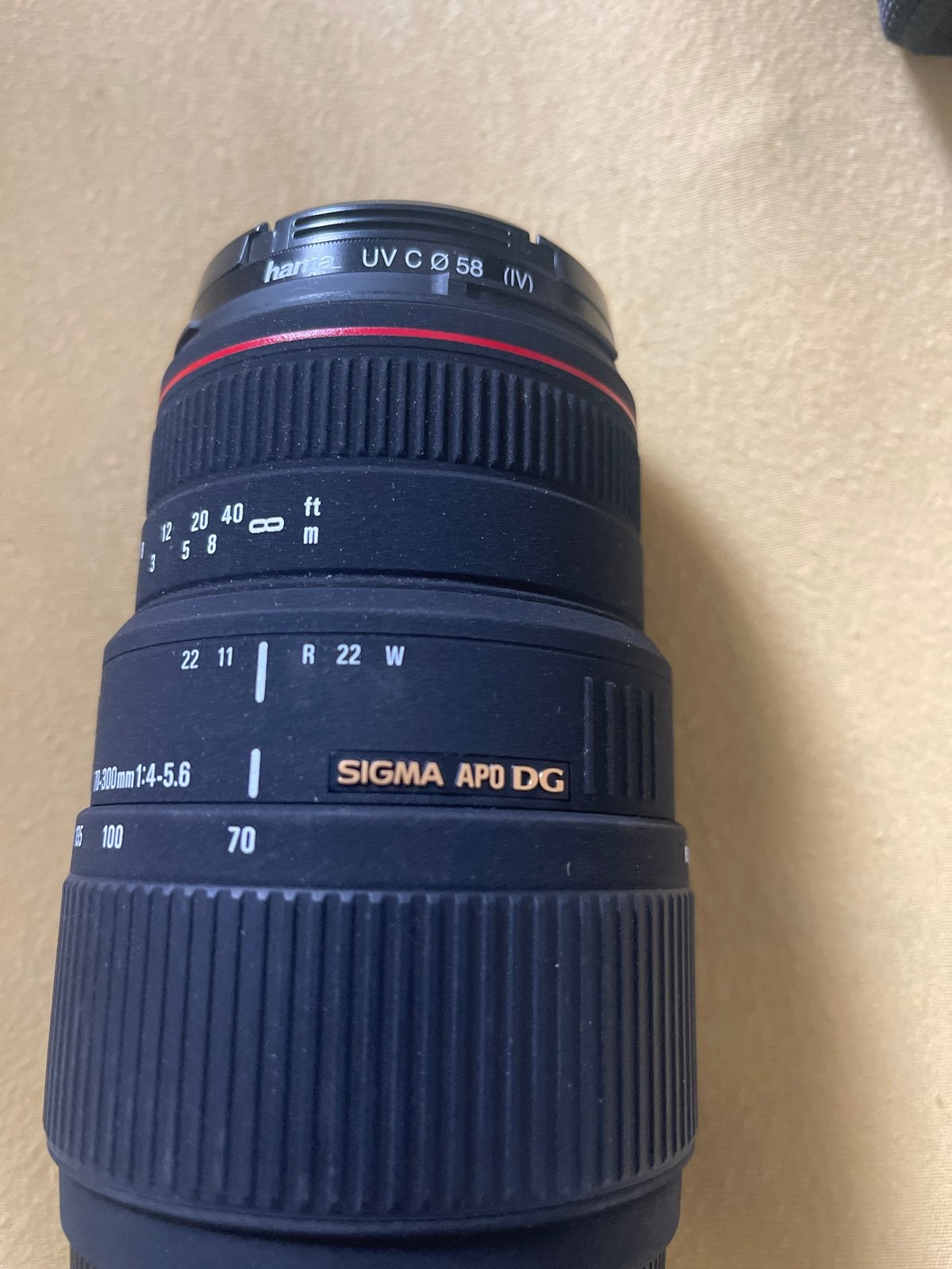 Sigma APO DG 70-300mm f/4-5.6 lens voor nikon, Gebruikt, Sigma, Autofocus, Canon EF