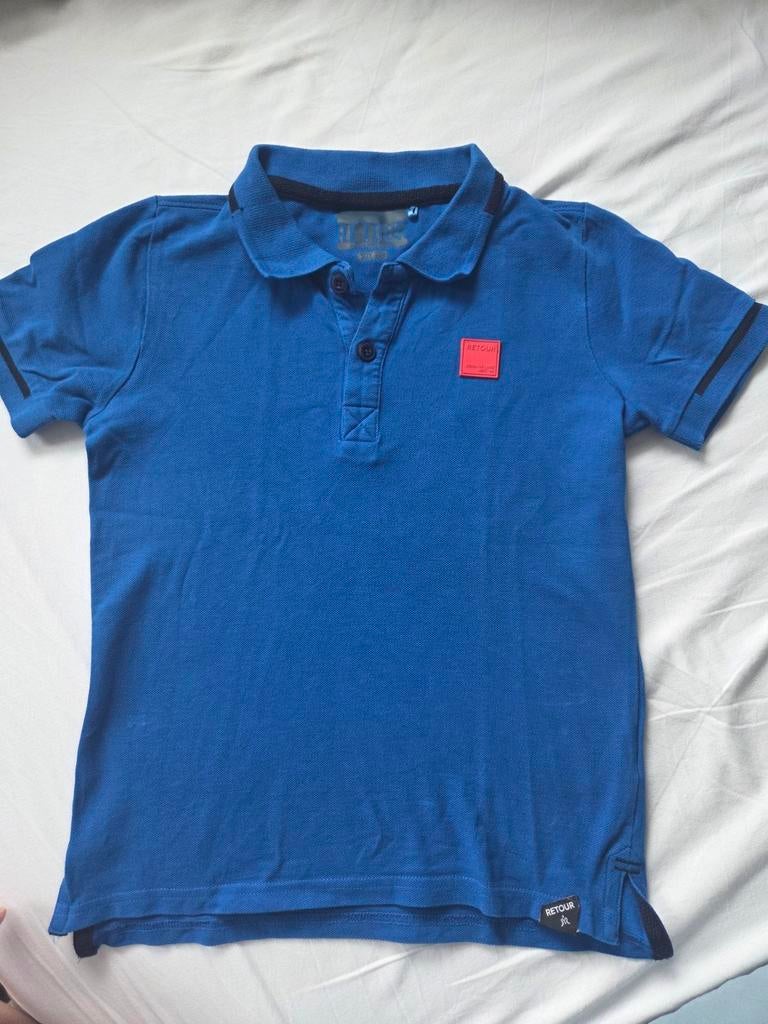 Retour Polo, Maat 122/128 (7/8 jaar), Blauw, Kinderen en Baby's, Kinderkleding | Maat 128, Ophalen of Verzenden, Zo goed als nieuw