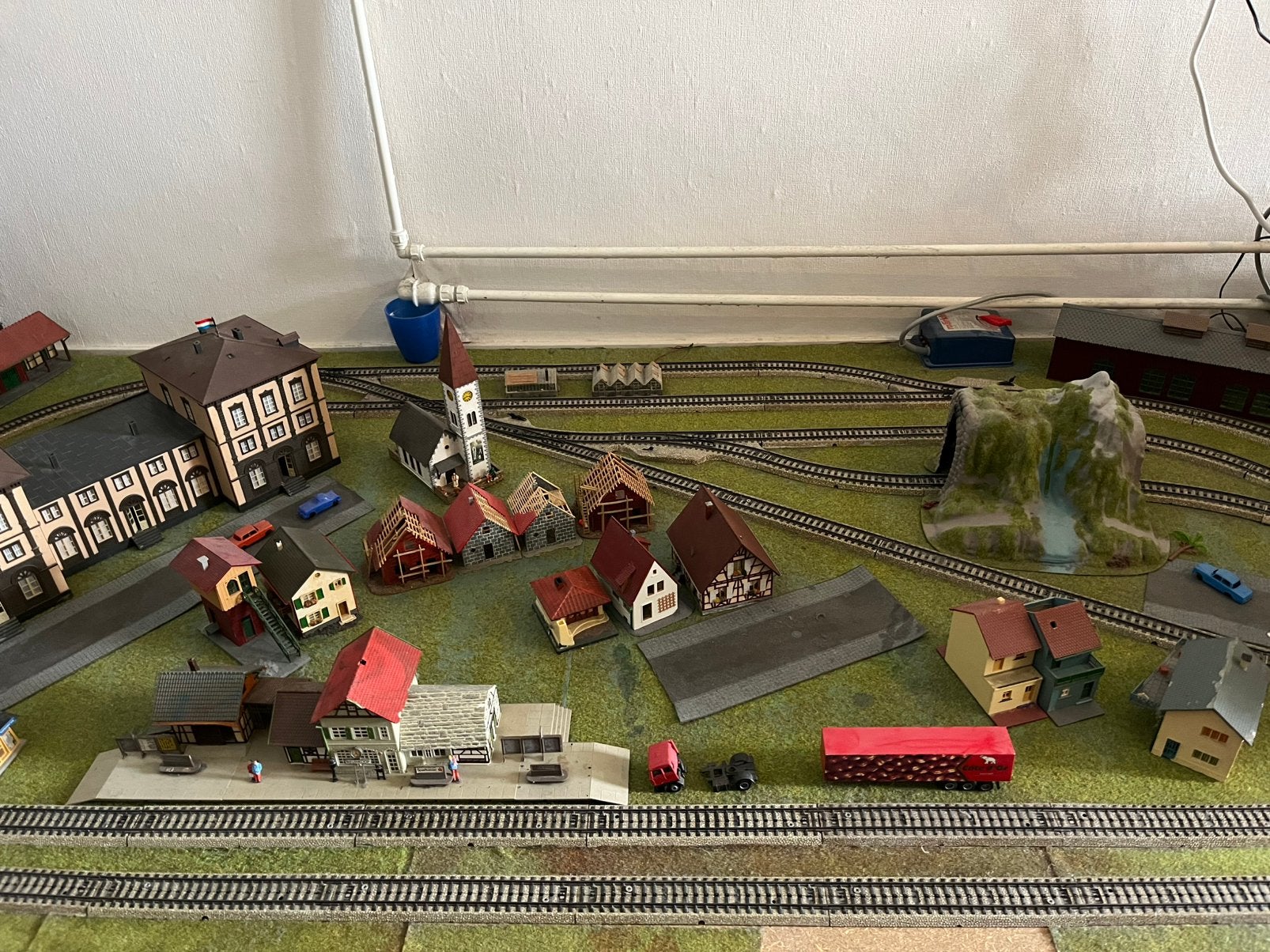 Oude märlkin wisselstroom modelbaan, Hobby en Vrije tijd, Ophalen, Wisselstroom, Gebruikt, Rails
