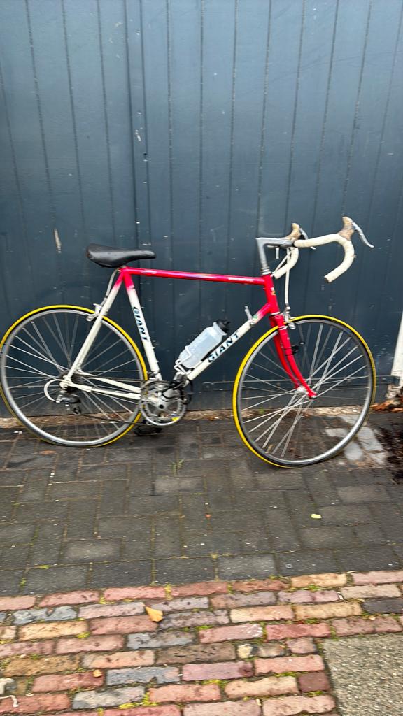 Vintage Giant Speeder Lite Racefiets - Klassieke Stijl, Fietsen en Brommers, Ophalen, 28 inch, Gebruikt, Velgrem