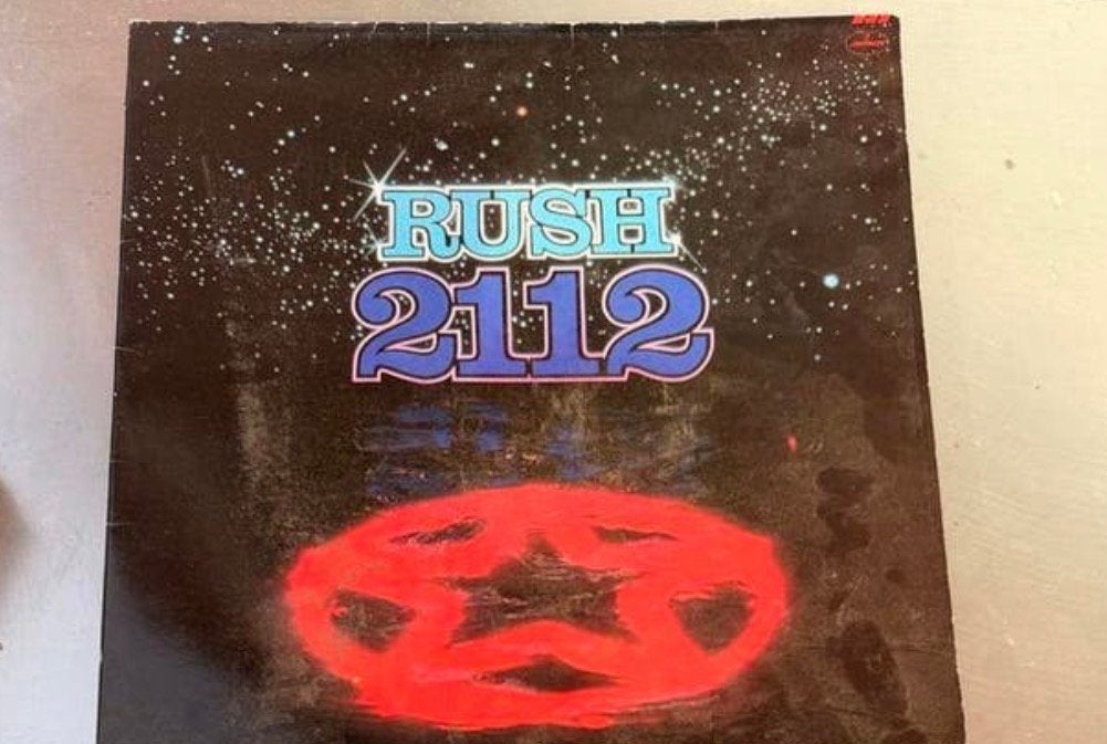 Rush 2112 LP 1976 - Krasvrij vinyl, hoes in goede staat, Verzenden, Zo goed als nieuw, 12 inch