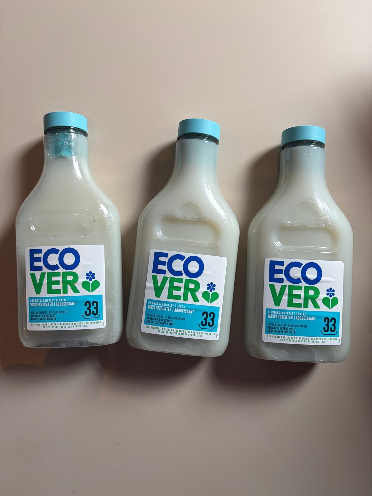 3 x Ecover Wasverzachter Rozen & Bergamot 1L (3 stuks), Ophalen, Nieuw, Minder dan 85 cm
