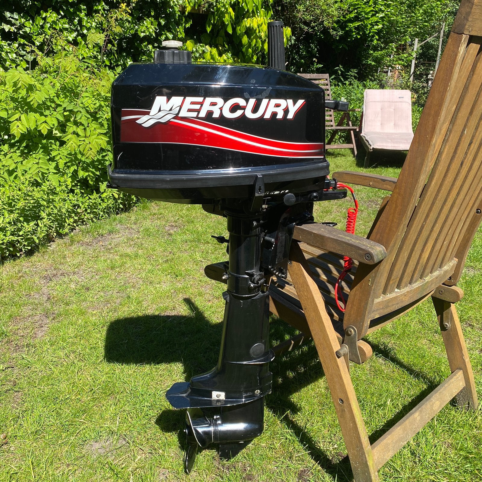 Nette Mercury 5pk kortstaart, Ophalen, Zo goed als nieuw, Motor en Techniek, Motorboot