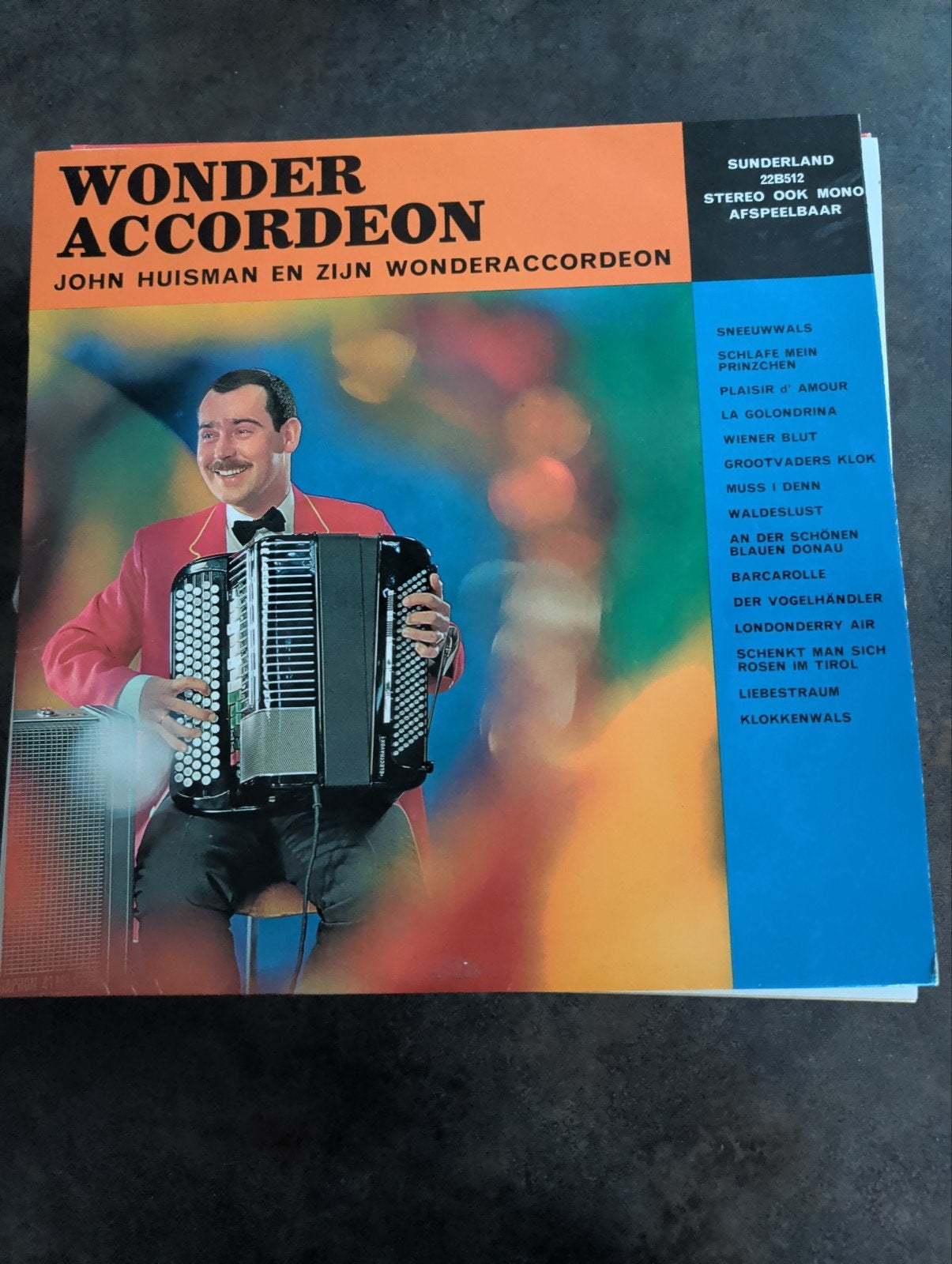John Huisman - Wonder Accordeon (LP, Sunderland), Ophalen, Gebruikt