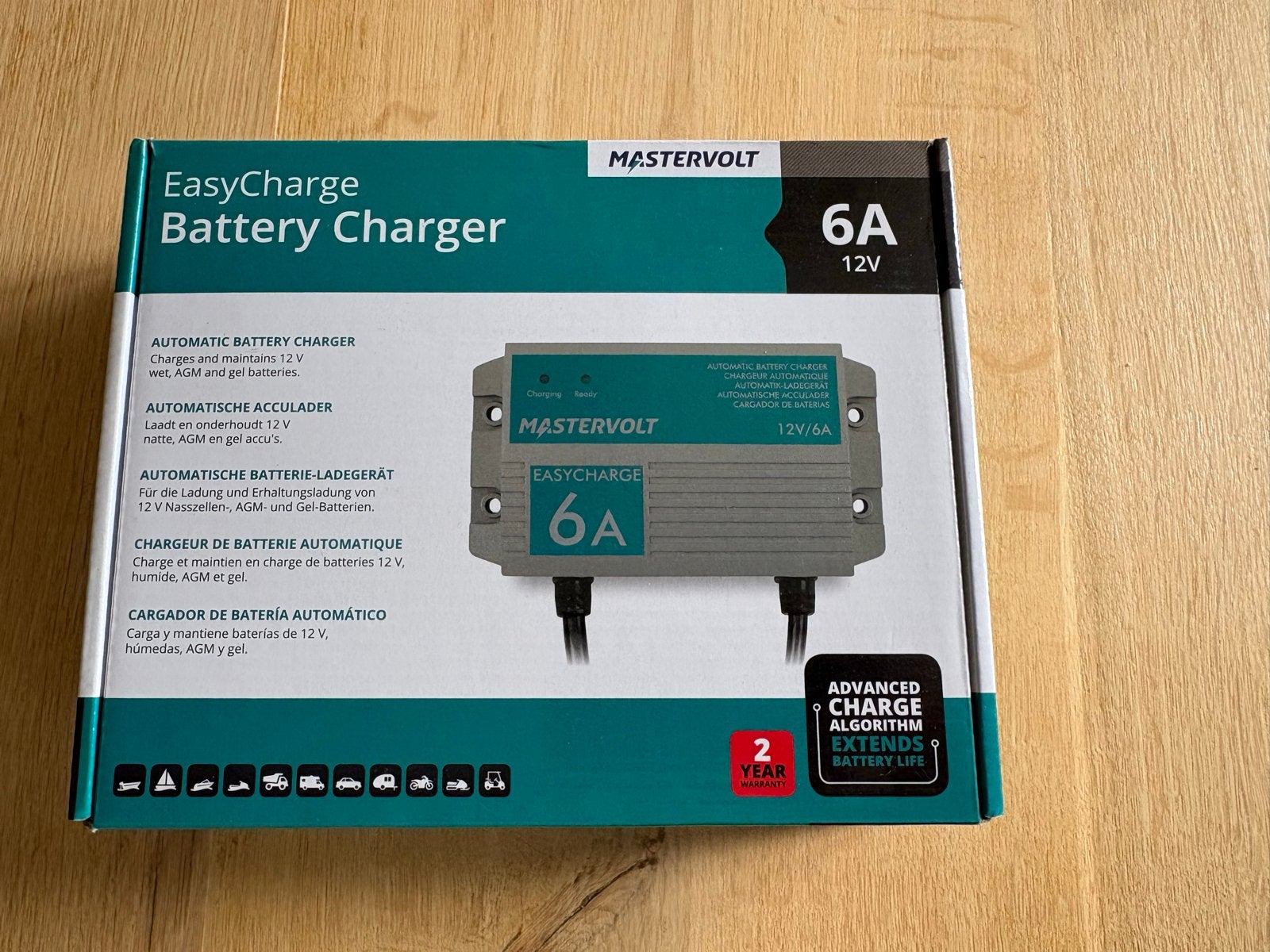 Mastervolt EasyCharge Acculader 6A 12V, Ophalen of Verzenden, Nieuw, Universele onderdelen
