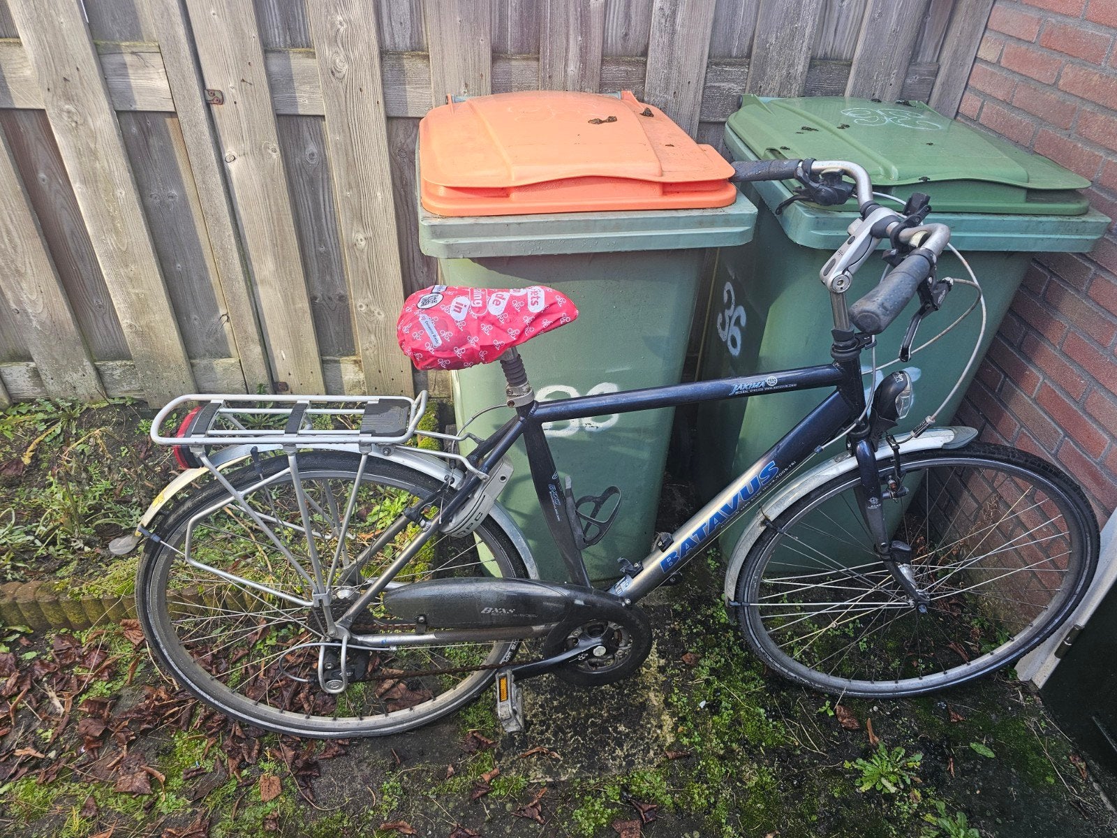 Batavus opknapfiets met versnellingen, Fietsen en Brommers, Ophalen, Gebruikt, Velgrem, Versnellingen