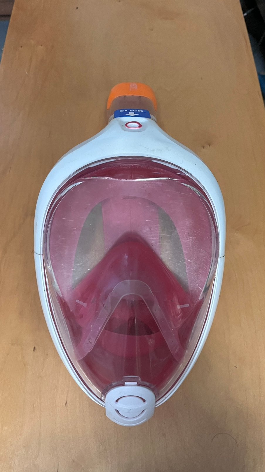 Snorkel kind gezichtsmasker, Watersport en Boten, Ophalen, Zo goed als nieuw, Duikbril of Snorkel