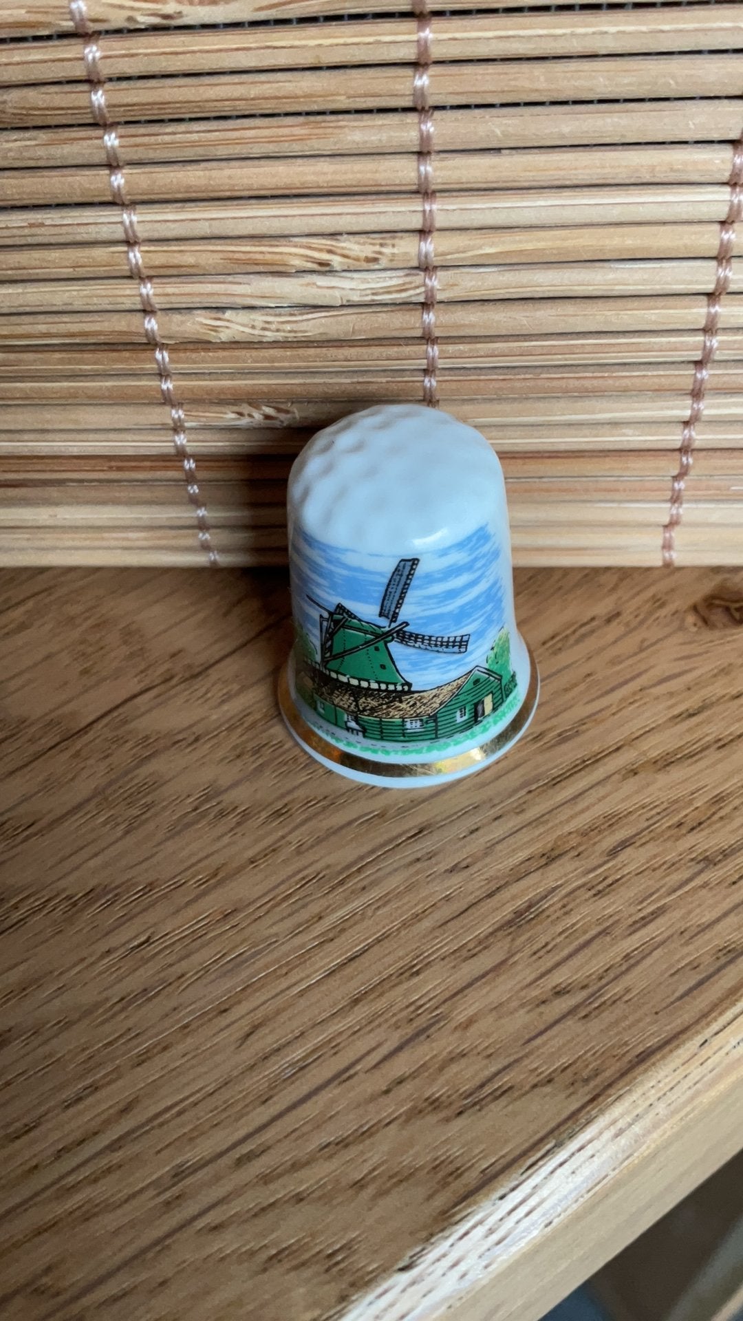 Pelmolen vingerhoed vingerhoedje vingerhoedjes vingerhoeden, Verzamelen, Vingerhoedjes, Ophalen of Verzenden, Nieuw, Porselein