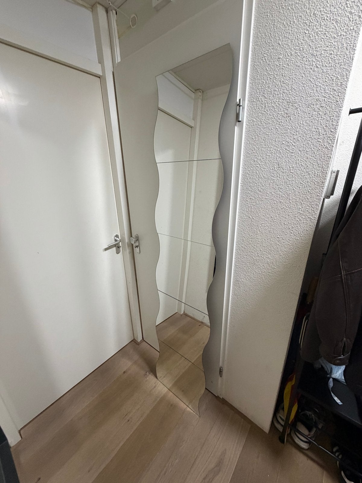 Grote spiegel - 190 cm hoog, Huis en Inrichting, Woonaccessoires | Spiegels, Ophalen, Minder dan 50 cm, Gebruikt, Overige vormen