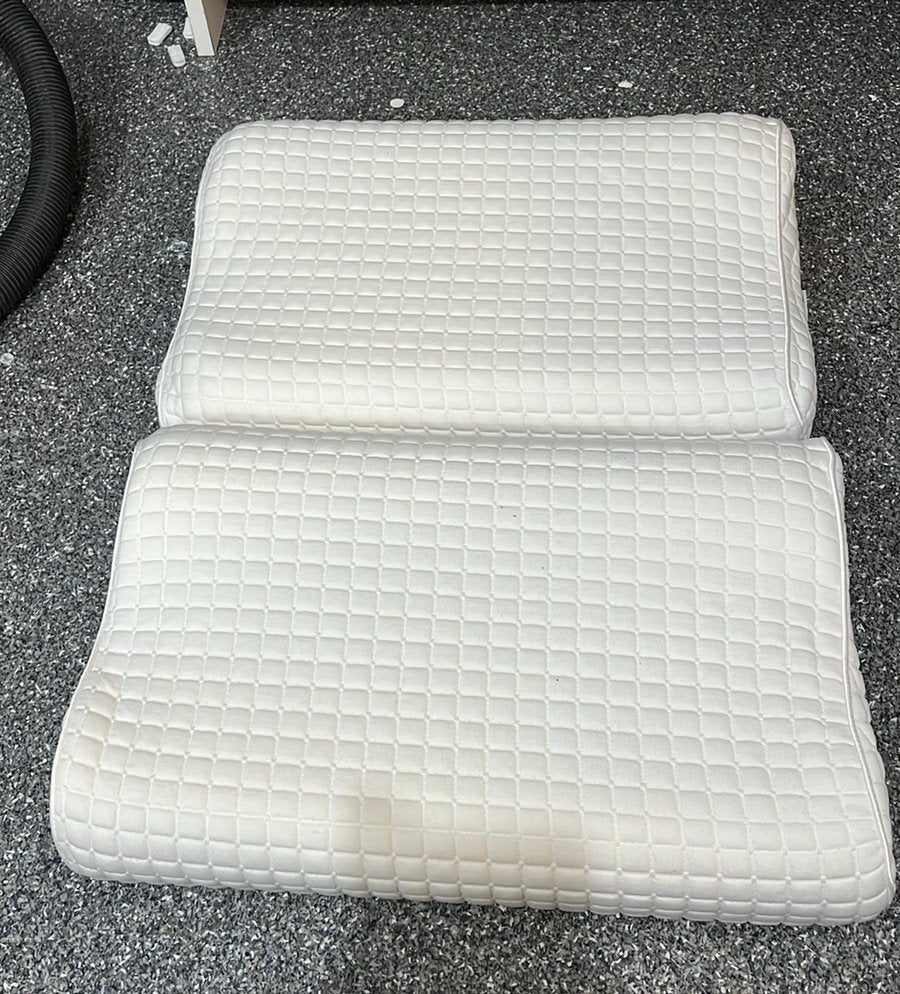 2 x IKEA kussen zij/rugslapers 33x50 cm, Ophalen, Eenpersoons, Wit, Overige materialen