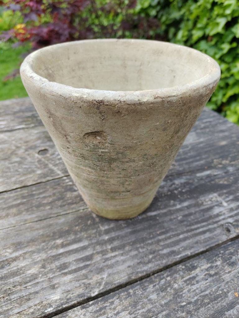 Vintage terracotta bloempot - Gebruikt, Ophalen, Gebruikt, Minder dan 30 cm, Minder dan 60 cm