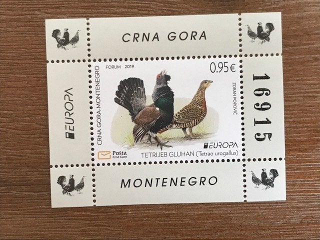 Montenegro 2019, Mi Bl 24 Europa CEPT, Ophalen of Verzenden, Overige landen, Postfris