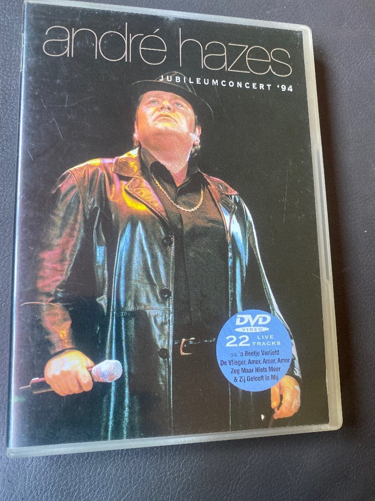André Hazes - Jubileumconcert '94 DVD, Alle leeftijden, Zo goed als nieuw, Concert, Inclusief doosje