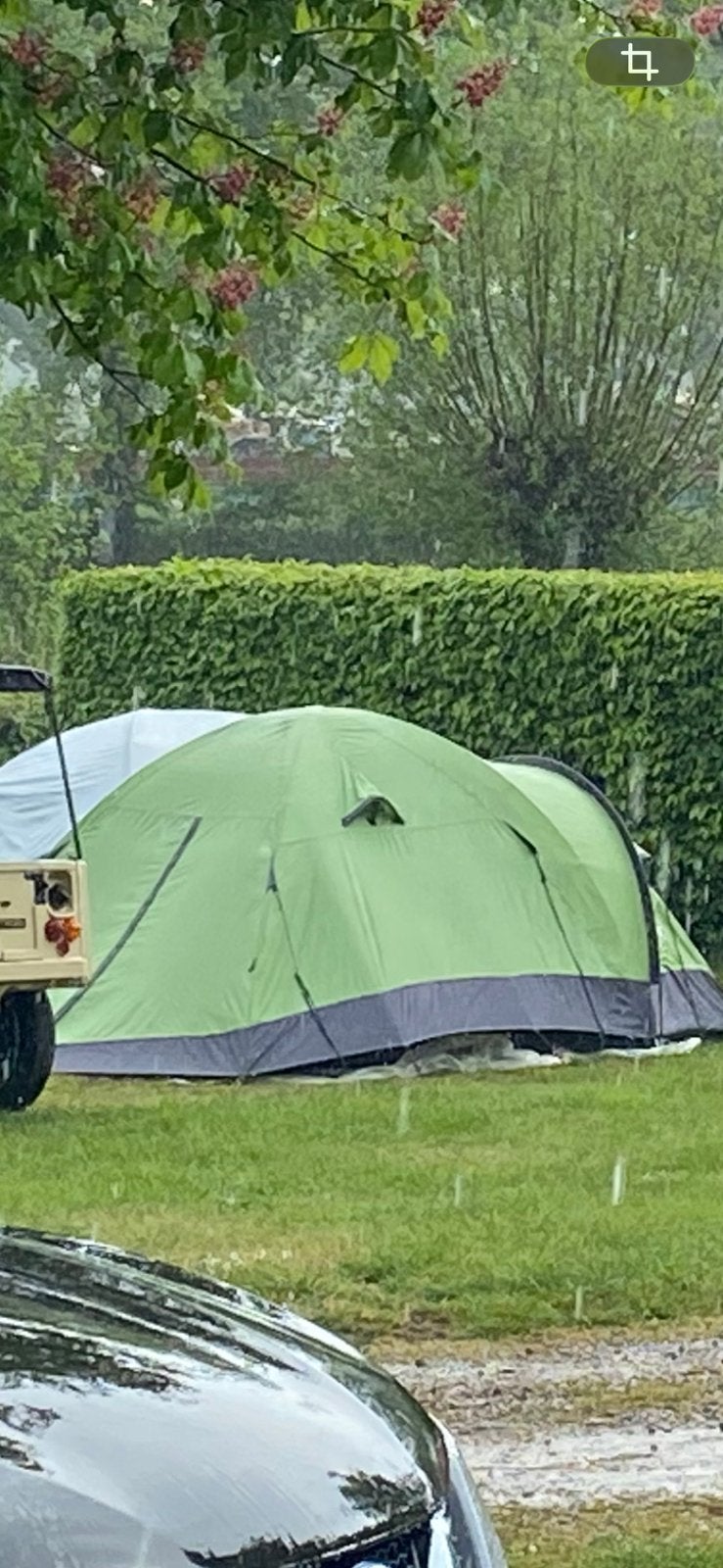 2  persoons tentje iglo kundani koepel. Festivaltent, Caravans en Kamperen, Ophalen of Verzenden, Zo goed als nieuw, Tot en met 2