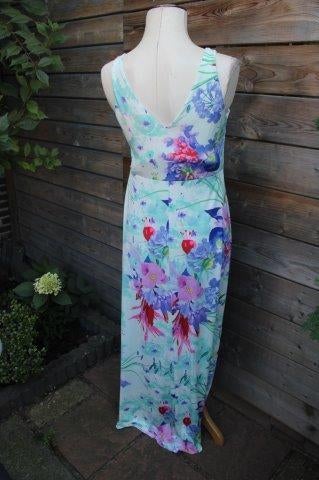 Jurk gekleurd K-Design mt M Maxi dress Vaste prijs OPRUIMING, Maat 38/40 (M), K-design, Overige kleuren, Verzenden