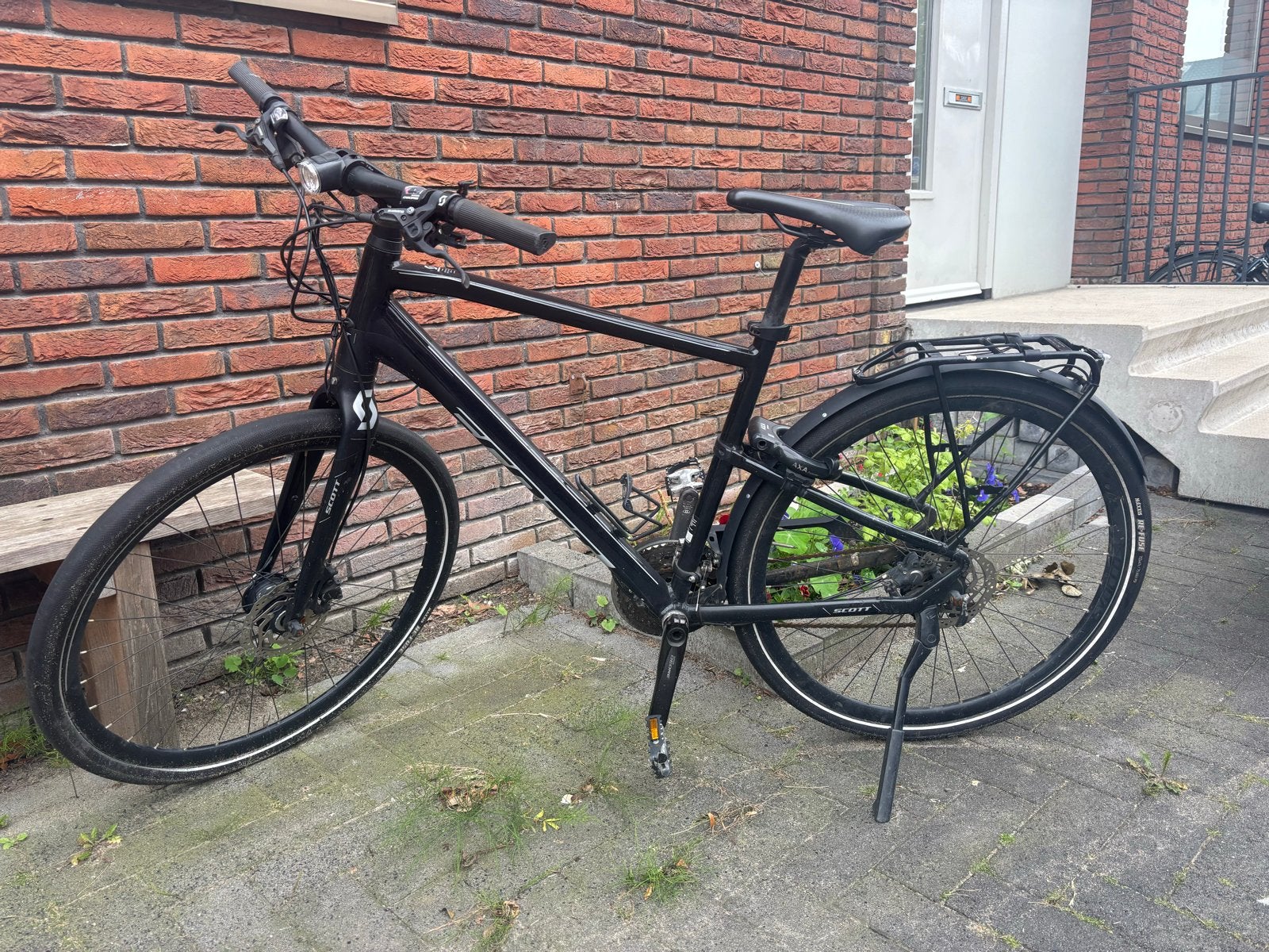 Scott Silence 10 Men's Hybride Fiets - Maat L, Fietsen en Brommers, 28 inch, Gebruikt, 57 tot 61 cm, Meer dan 20 versnellingen