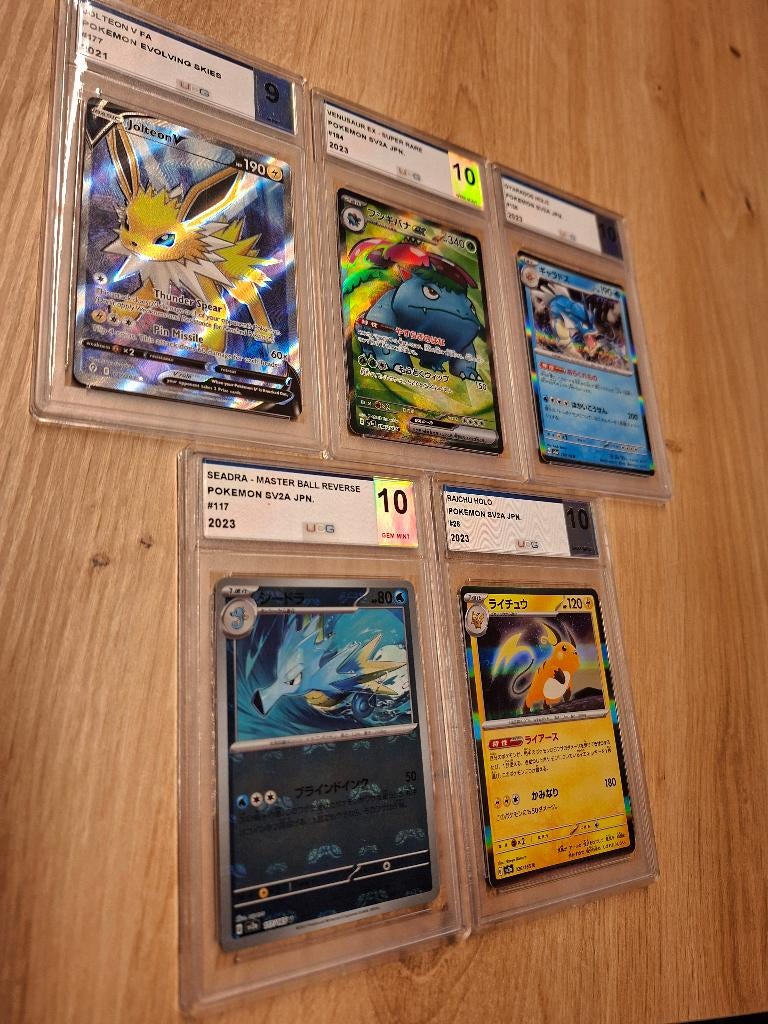 UCG Pokemon slabs., Ophalen of Verzenden, Zo goed als nieuw