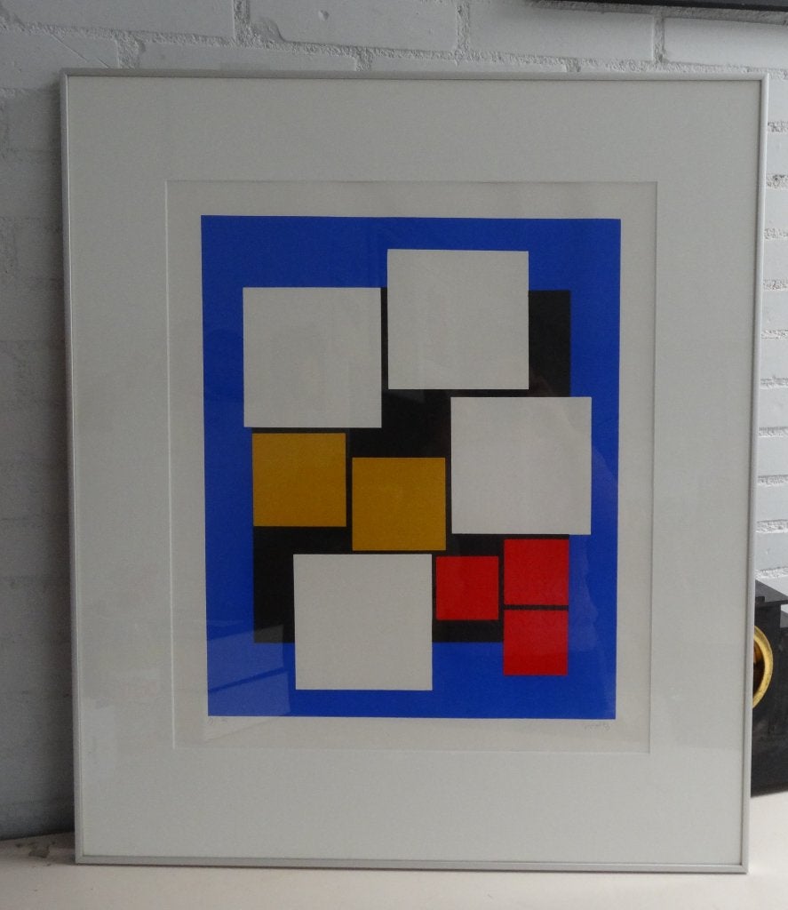 VERKOCHT !, Antiek en Kunst, Kunst | Litho's en Zeefdrukken, Zeefdruk, Gelimiteerde oplage, Abstract, Ophalen