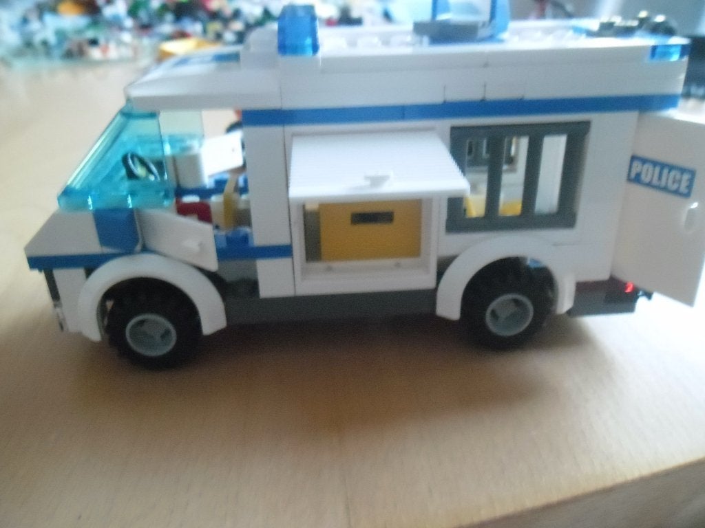 Lego City Politiebus met minifiguren, City, Lego, Ophalen of Verzenden, Zo goed als nieuw