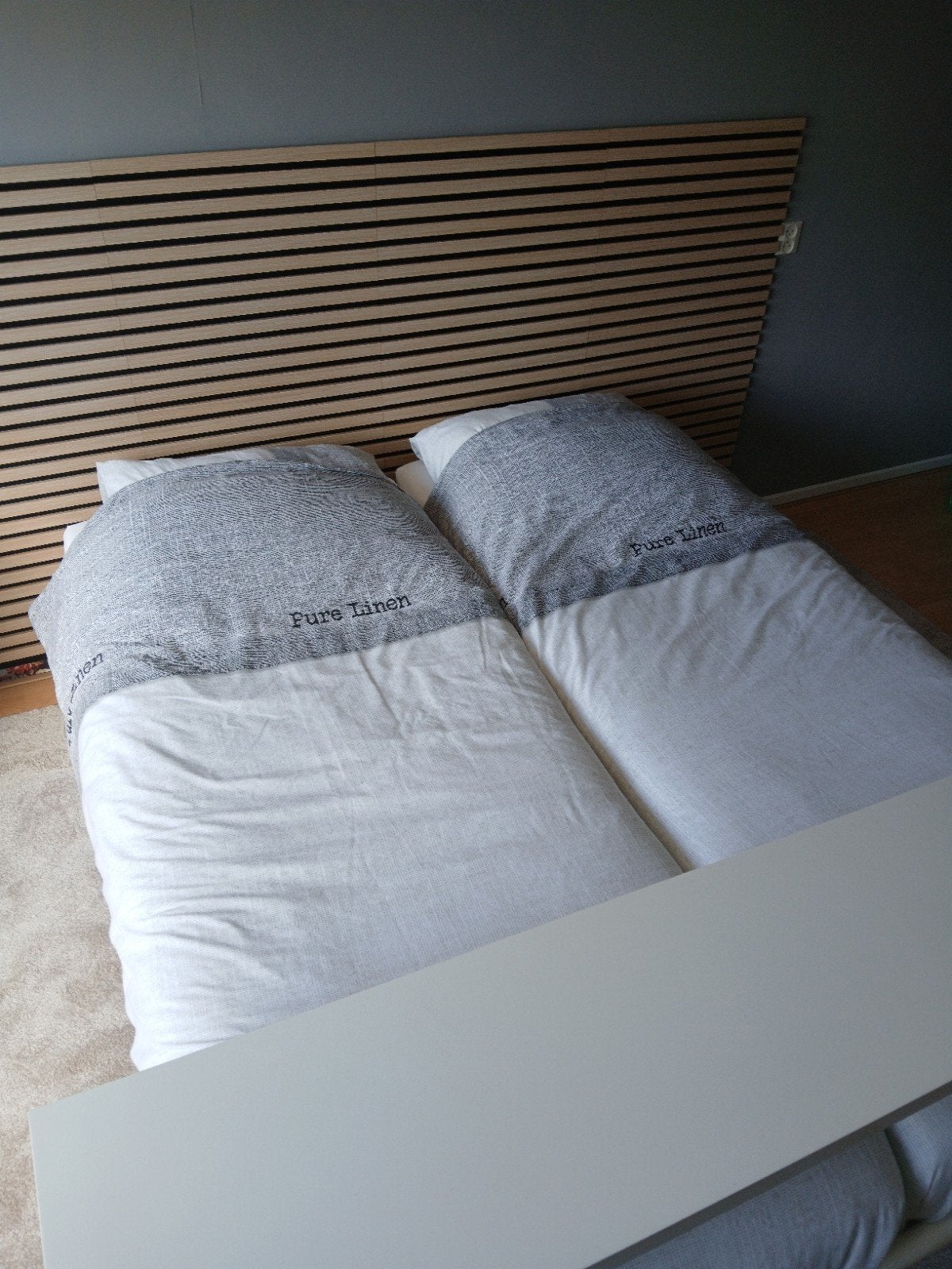 Auping bed, verstelbare spiraalbodem incl matrassen, Ophalen, Tweepersoons, Metaal, 160 cm