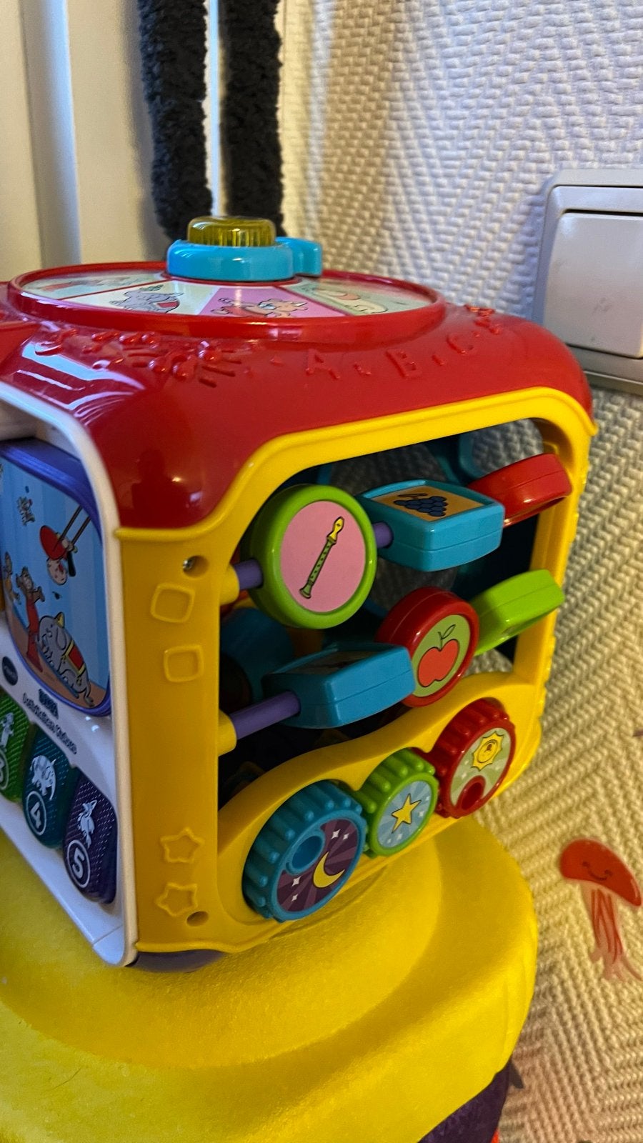 VTech Bumba Activiteiten Kubus compleet met blokjes, Ophalen, Gebruikt, Overige typen, Met licht