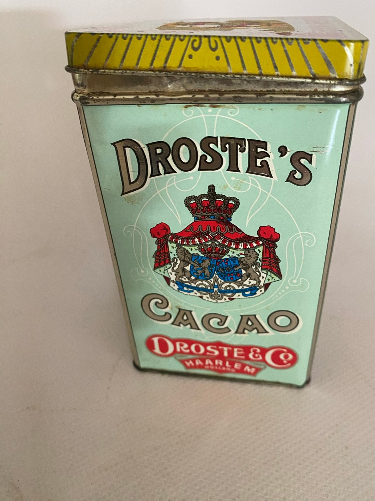 Vintage Droste's Cacao Blik - Uniek Verzamelobject, Ophalen of Verzenden