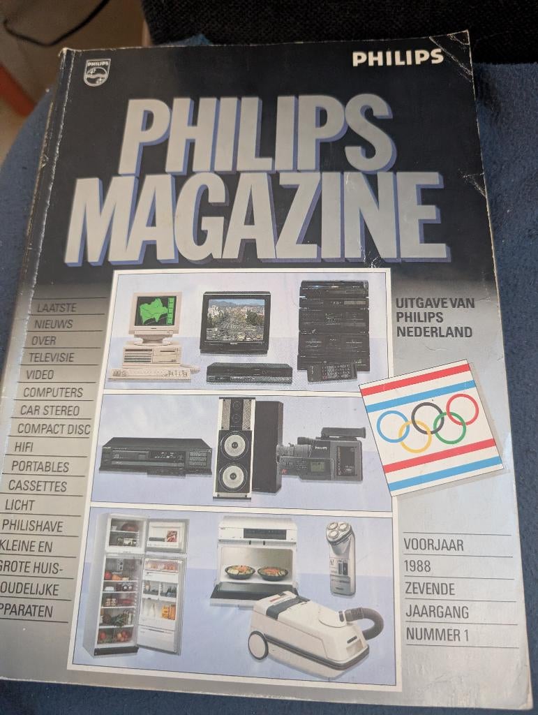 Philips folder o.a audio, Ophalen of Verzenden, Gebruikt, Overige typen