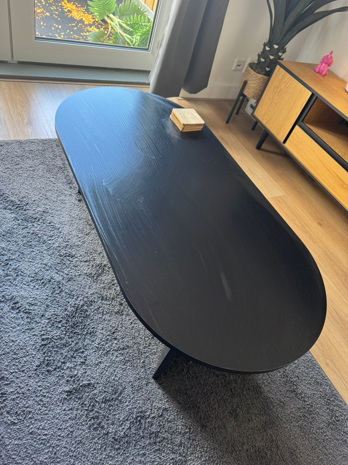 Black Oak Salontafel, Ophalen, 100 tot 150 cm, 50 tot 100 cm, Zo goed als nieuw