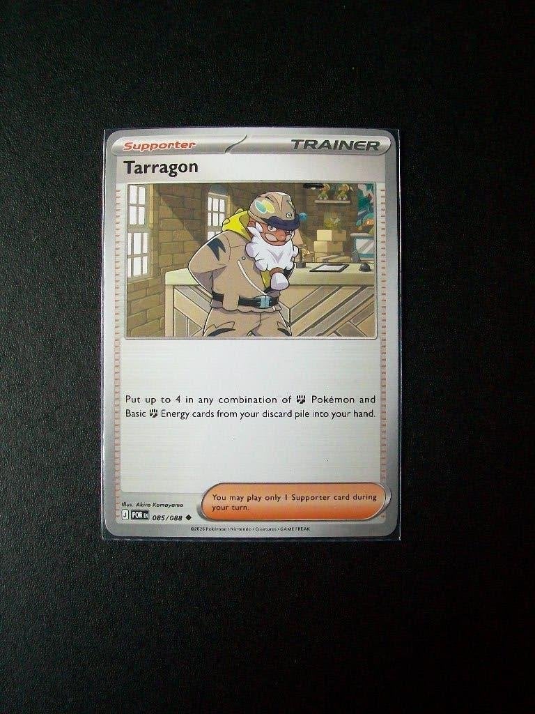 3577. Nieuwe Pokemon Kaart Trainer TARRAGON (085/088), Verzenden, Nieuw, Losse kaart