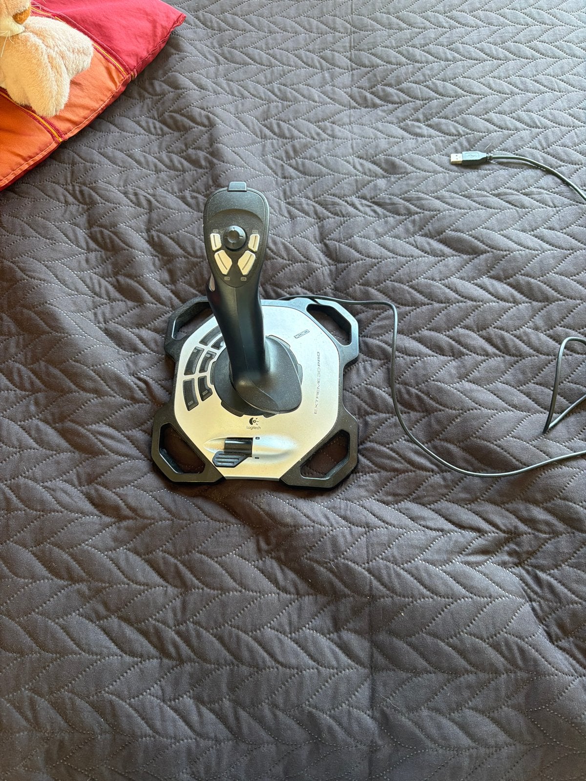 Logitech Extreme 3D Pro Joystick - Zo goed als nieuw, Computers en Software, Ophalen of Verzenden, Zo goed als nieuw