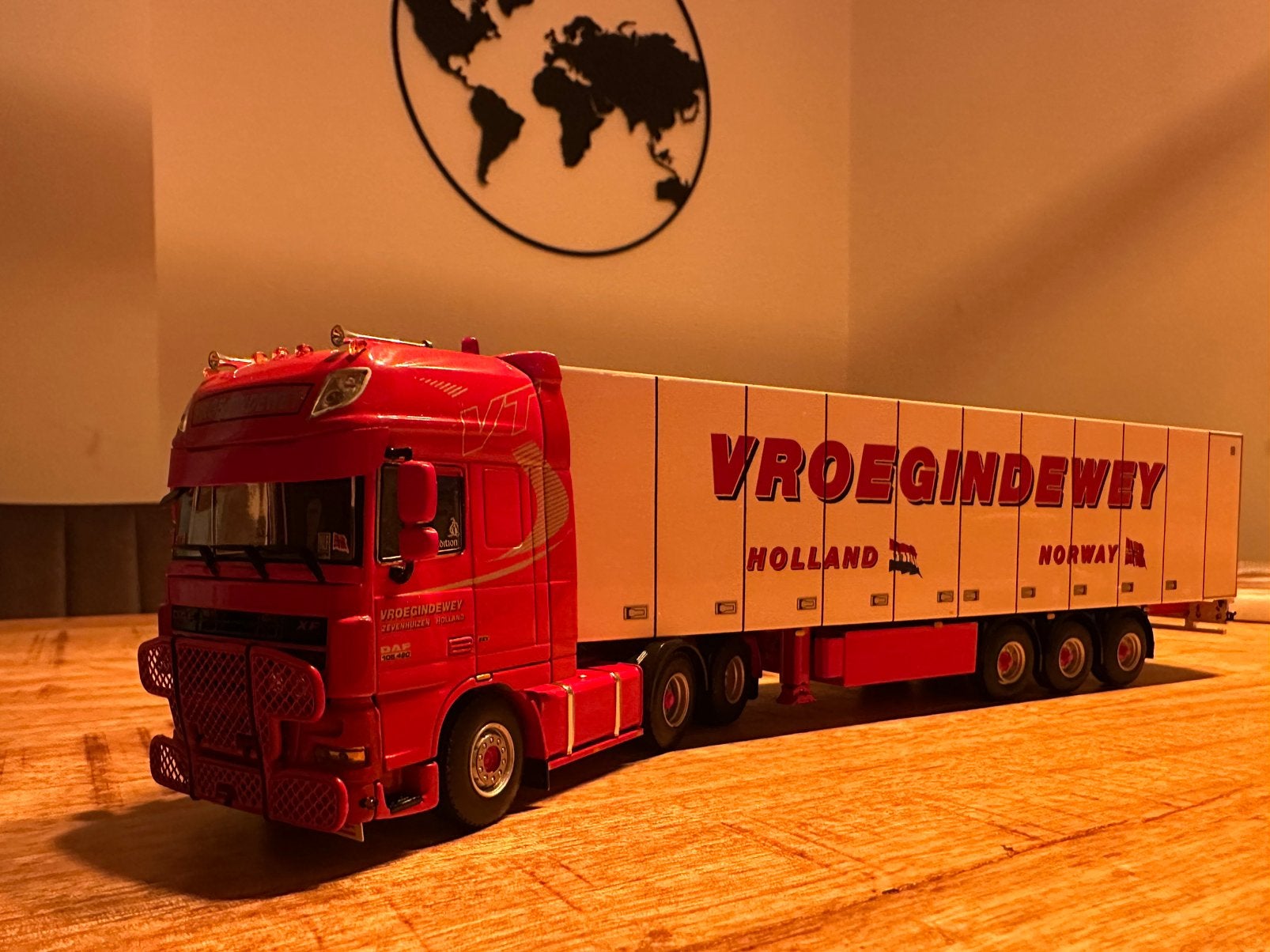 Wsi daf vroegindewey, Hobby en Vrije tijd, Modelauto's | 1:50, Ophalen of Verzenden, Zo goed als nieuw, Bus of Vrachtwagen, Wsi