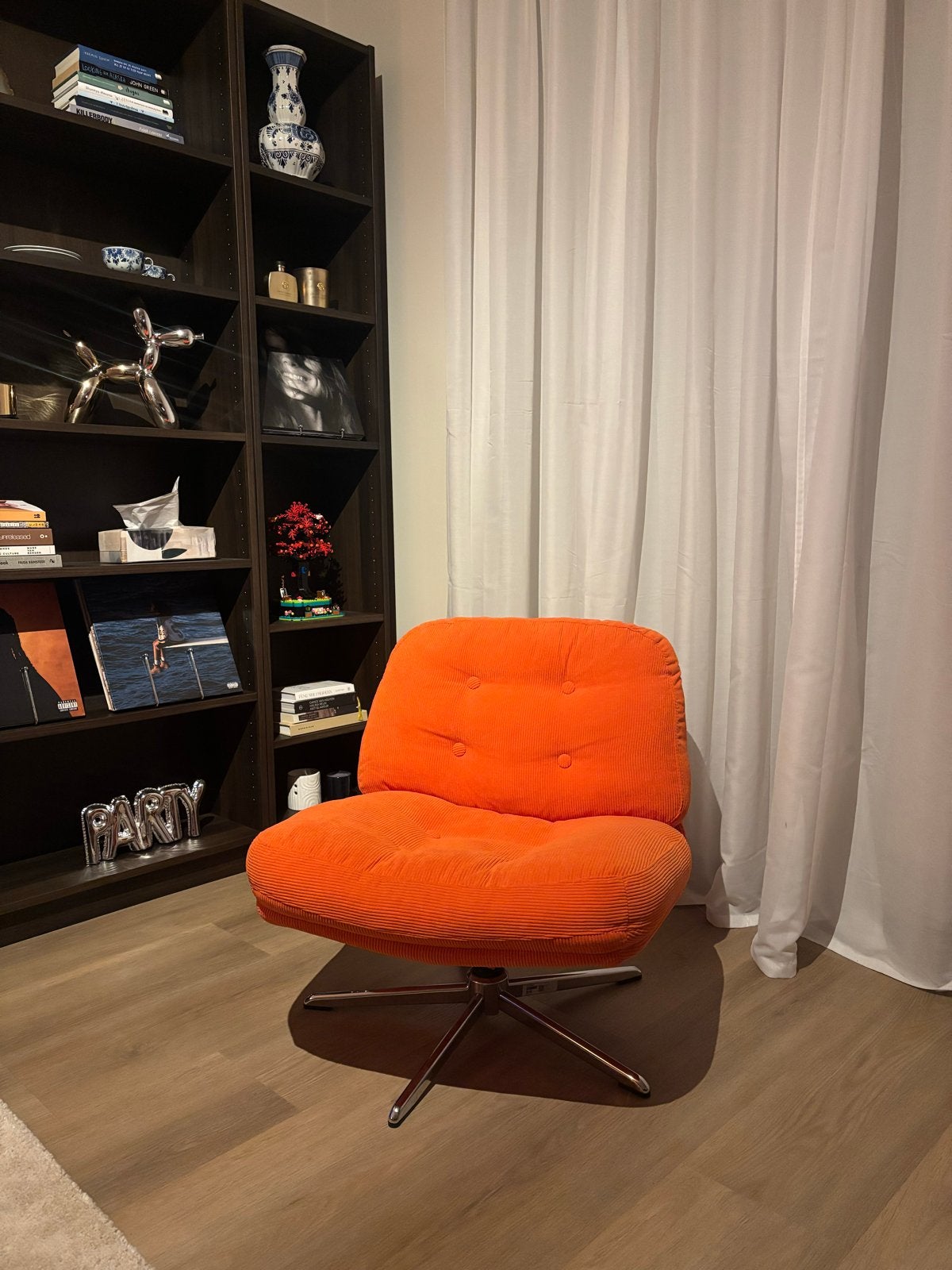 Ikea Dyvlinge stoel oranje - In goede staat, Ophalen, Overige kleuren, Zo goed als nieuw, Eén