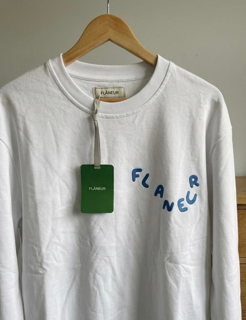 Flaneur longsleeve, Ophalen of Verzenden, Nieuw, Maat 48/50 (M), Wit